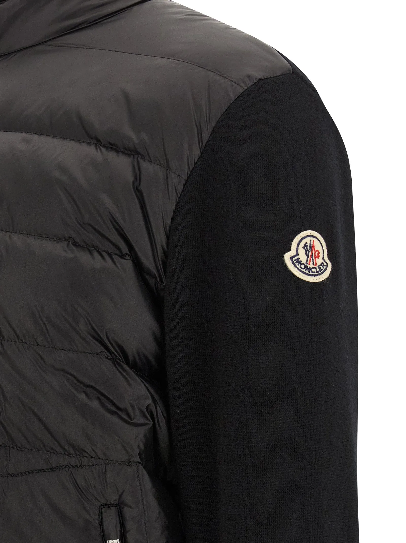 Padded Cardigan Sweaters And Cardigans Black sold by Wanan Luxury product image thumbnail 4