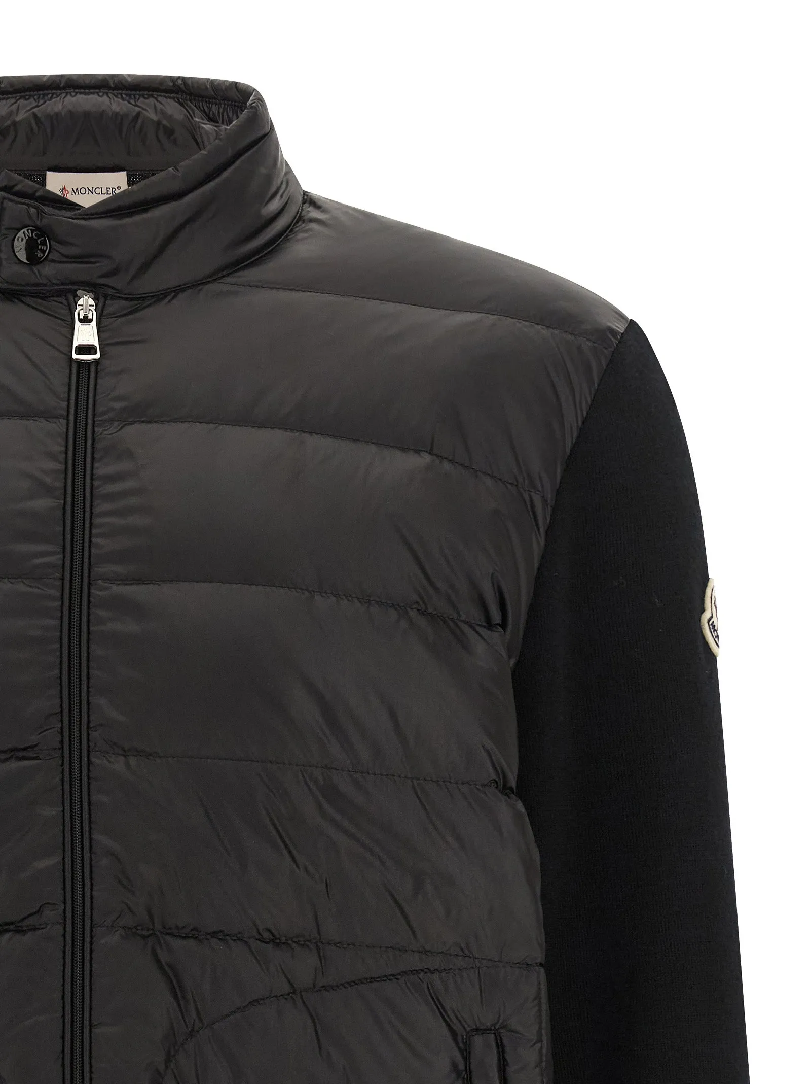 Padded Cardigan Sweaters And Cardigans Black sold by Wanan Luxury product image thumbnail 3
