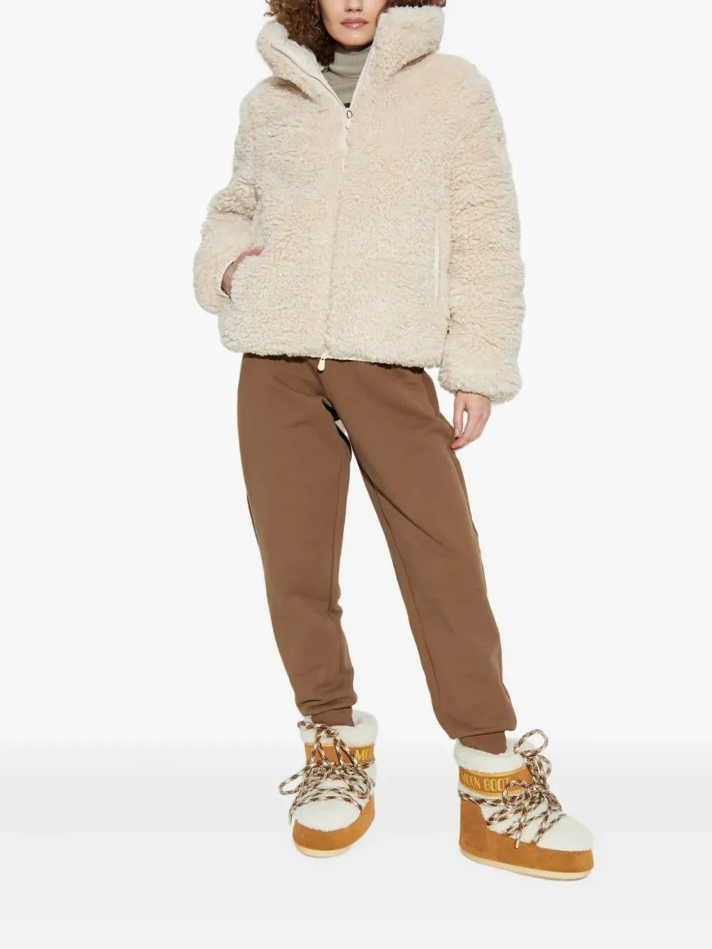 Kennie Shearling Down Jacket sold by Wanan Luxury product image thumbnail 2