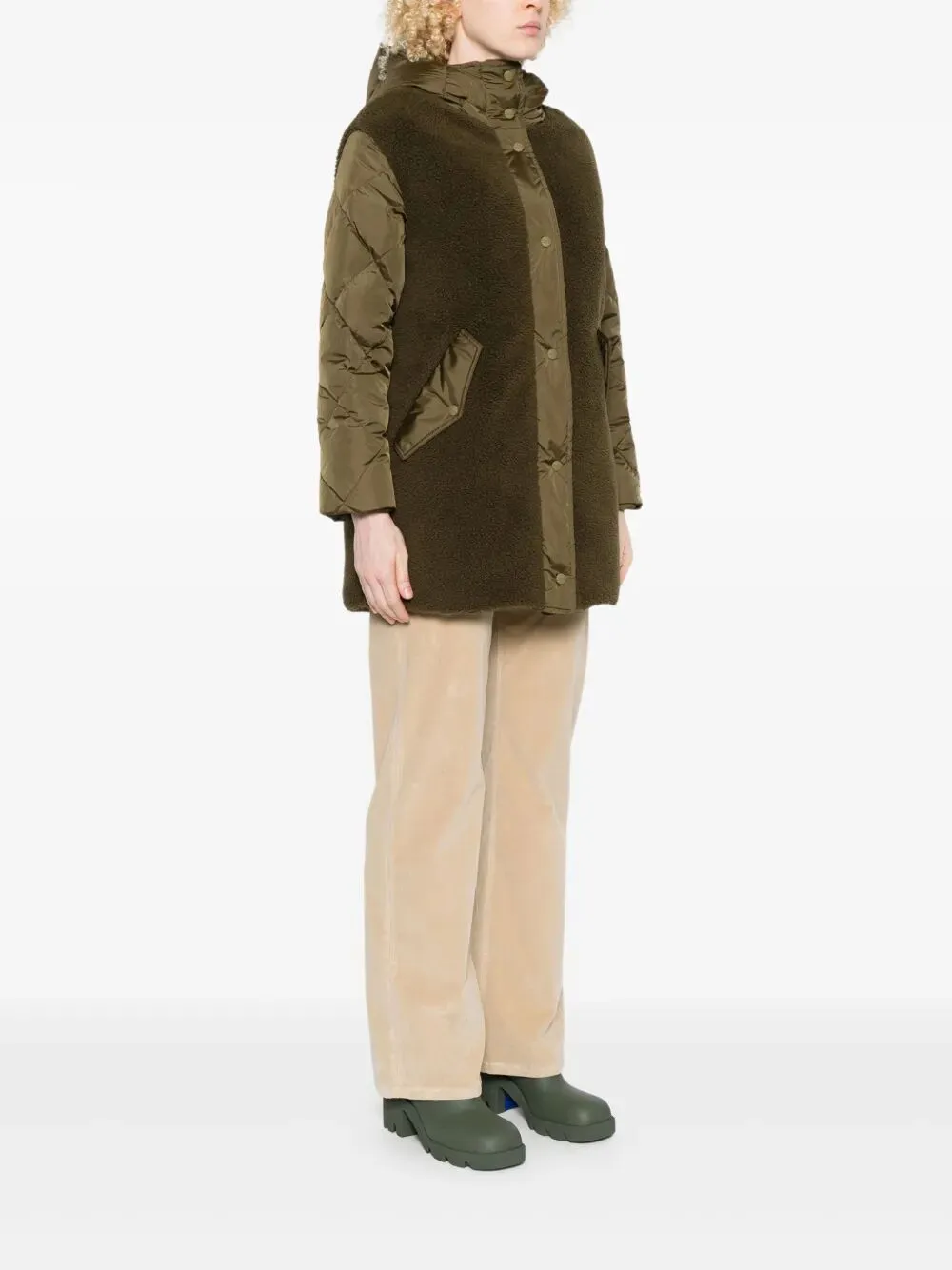 Quilted Fleece Jacket sold by Wanan Luxury product image thumbnail 4