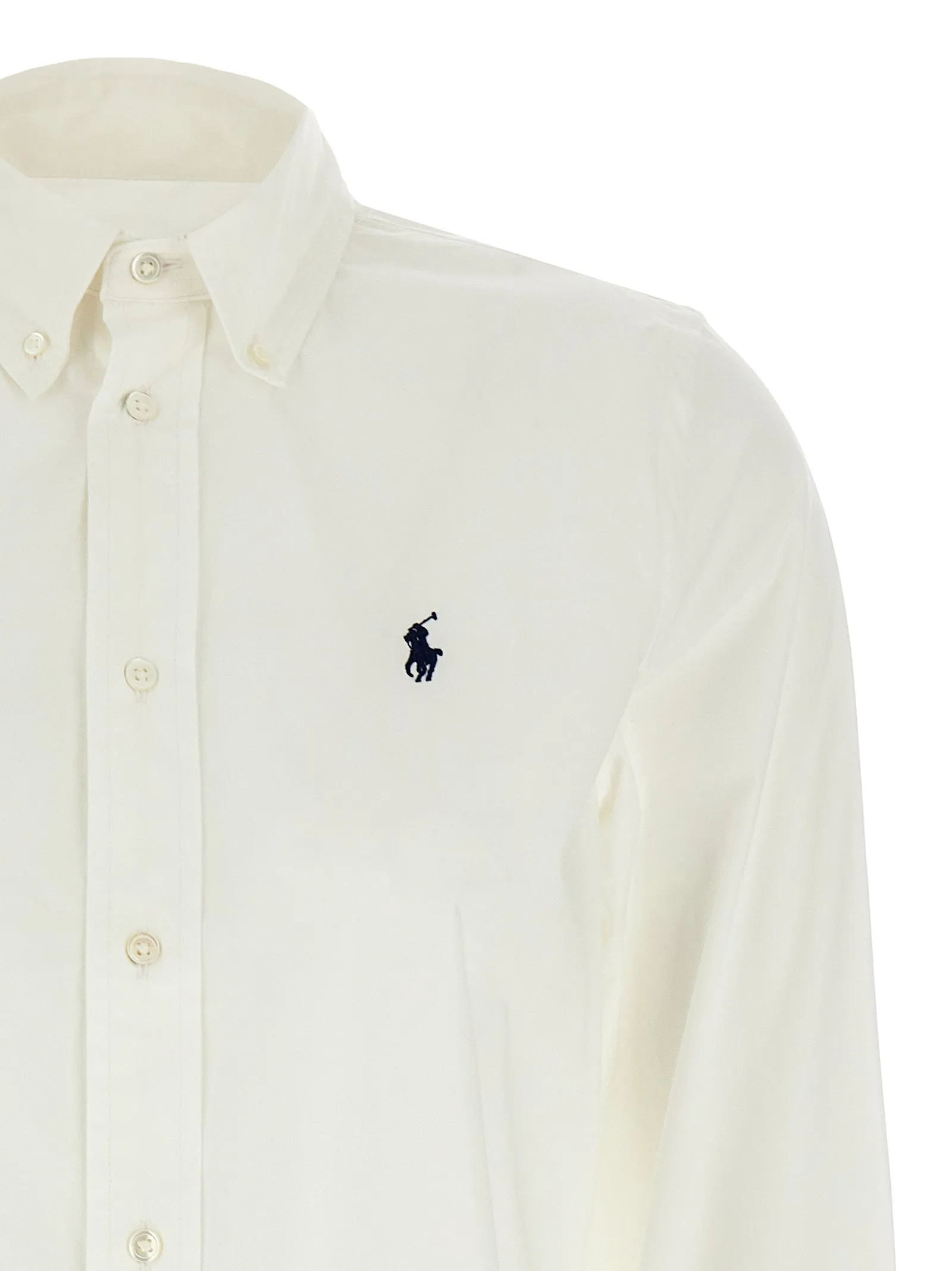 Logo Embroidery Shirt Shirt And Blouse White sold by Wanan Luxury product image thumbnail 3