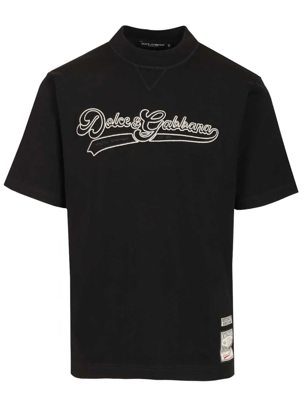 Cotton With Embroidery T-Shirt Black sold by Wanan Luxury