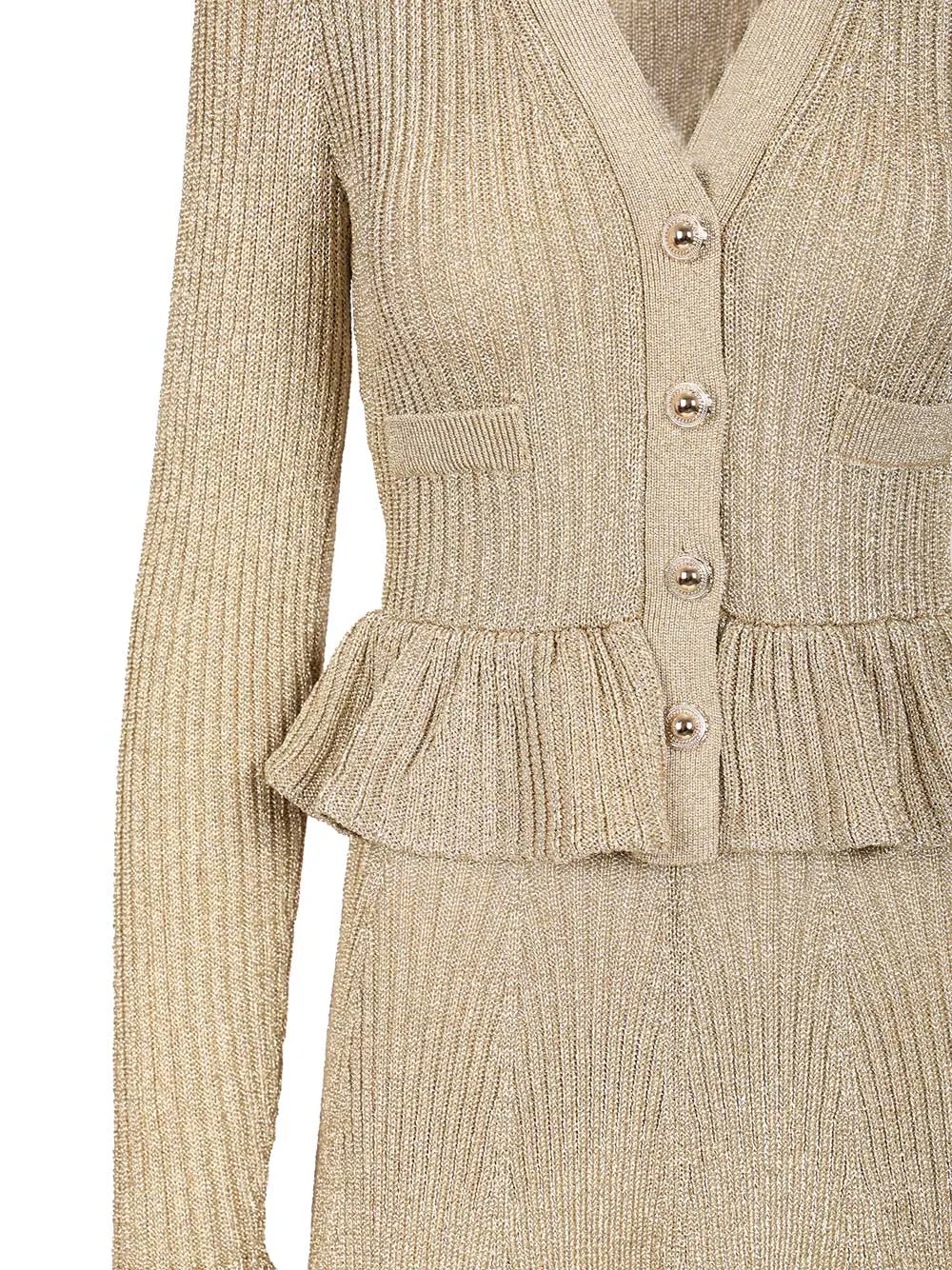 Knitted Mini Dress Dresses Gold sold by Wanan Luxury product image thumbnail 4