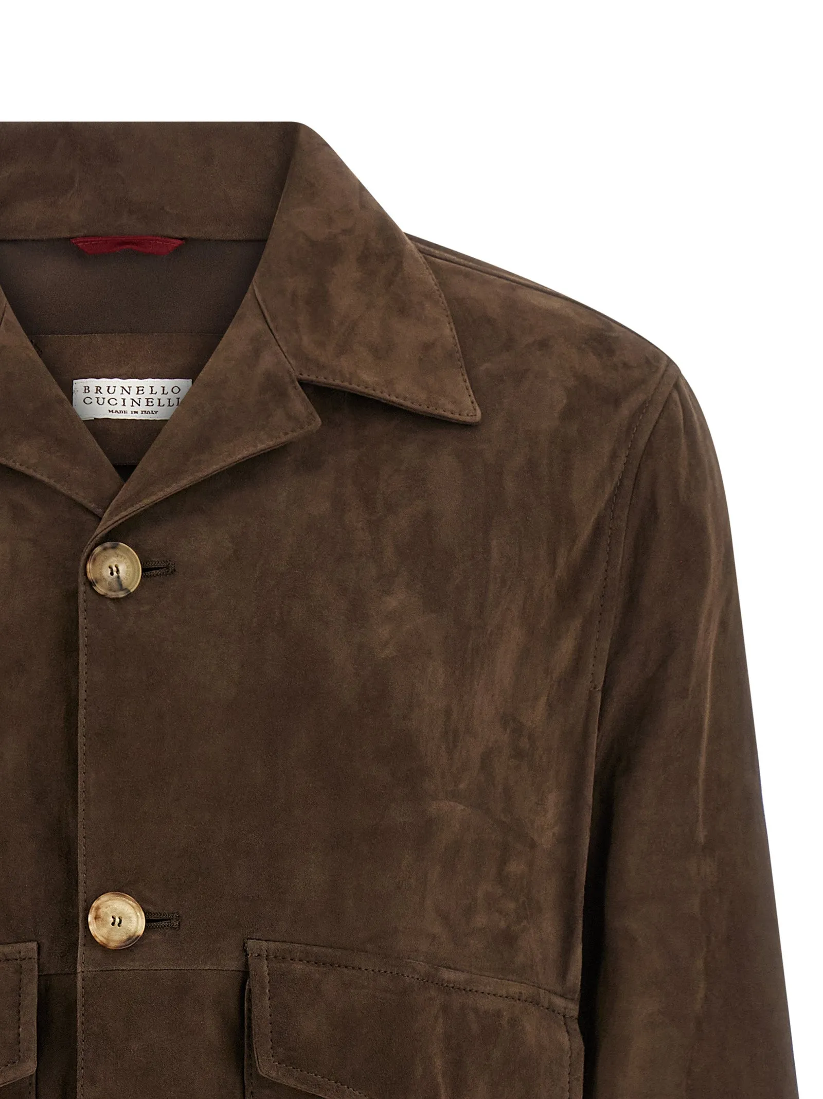 Suede Jacket Puffer Jackets Brown sold by Wanan Luxury product image thumbnail 3