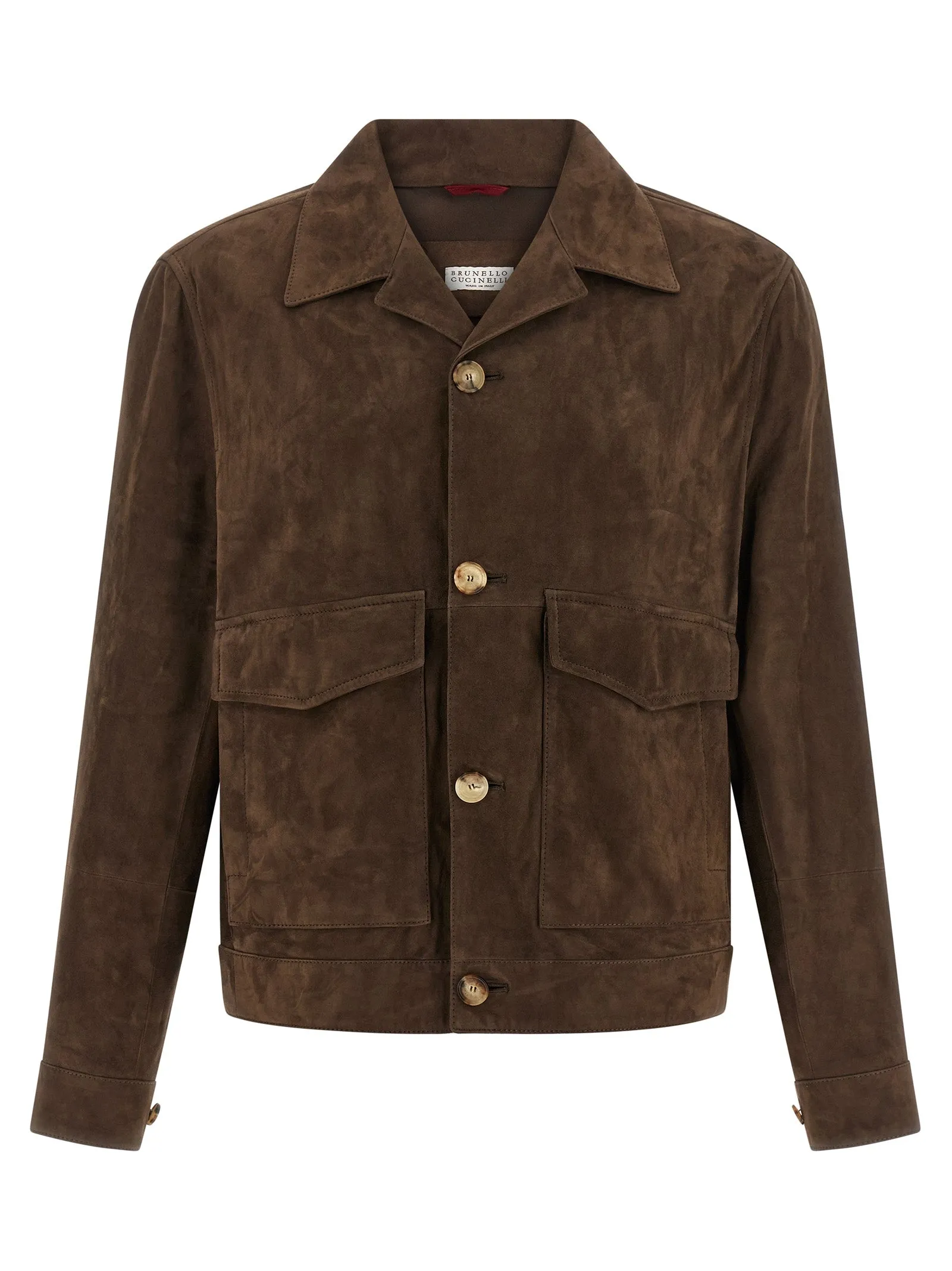 Suede Jacket Puffer Jackets Brown sold by Wanan Luxury
