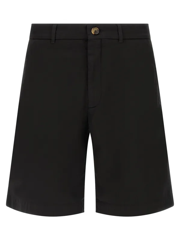 American Pima Cotton Bermuda Shorts Bermuda And Short Black sold by Wanan Luxury