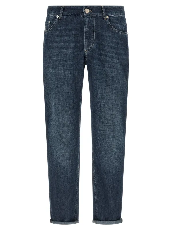 Japanese Denim Jeans Blue sold by Wanan Luxury