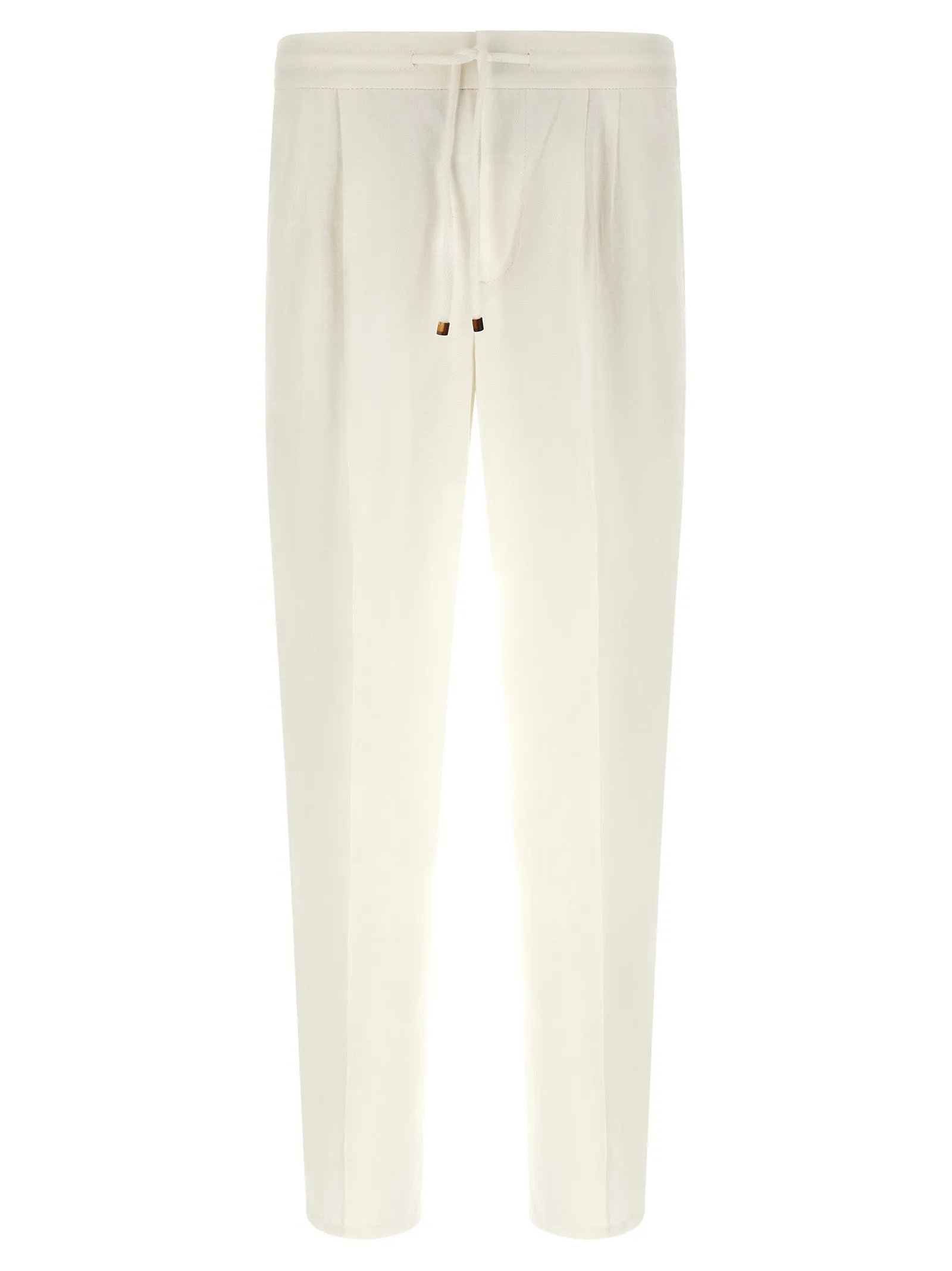 Linen Trousers Pants White sold by Wanan Luxury
