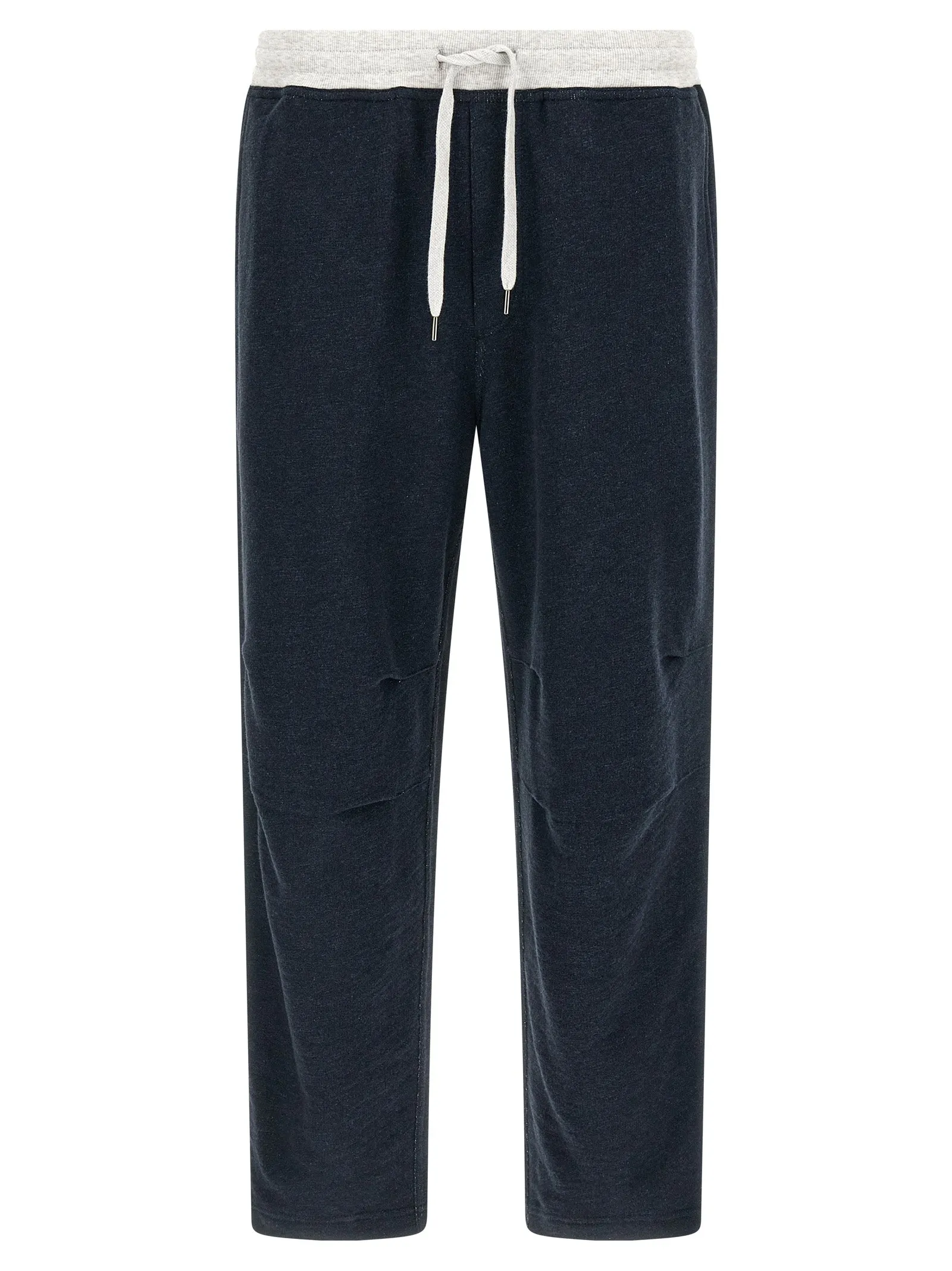 Linen Cotton Joggers Pants Blue sold by Wanan Luxury