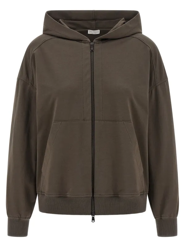 Monile Hoodie Sweatshirt Brown sold by Wanan Luxury