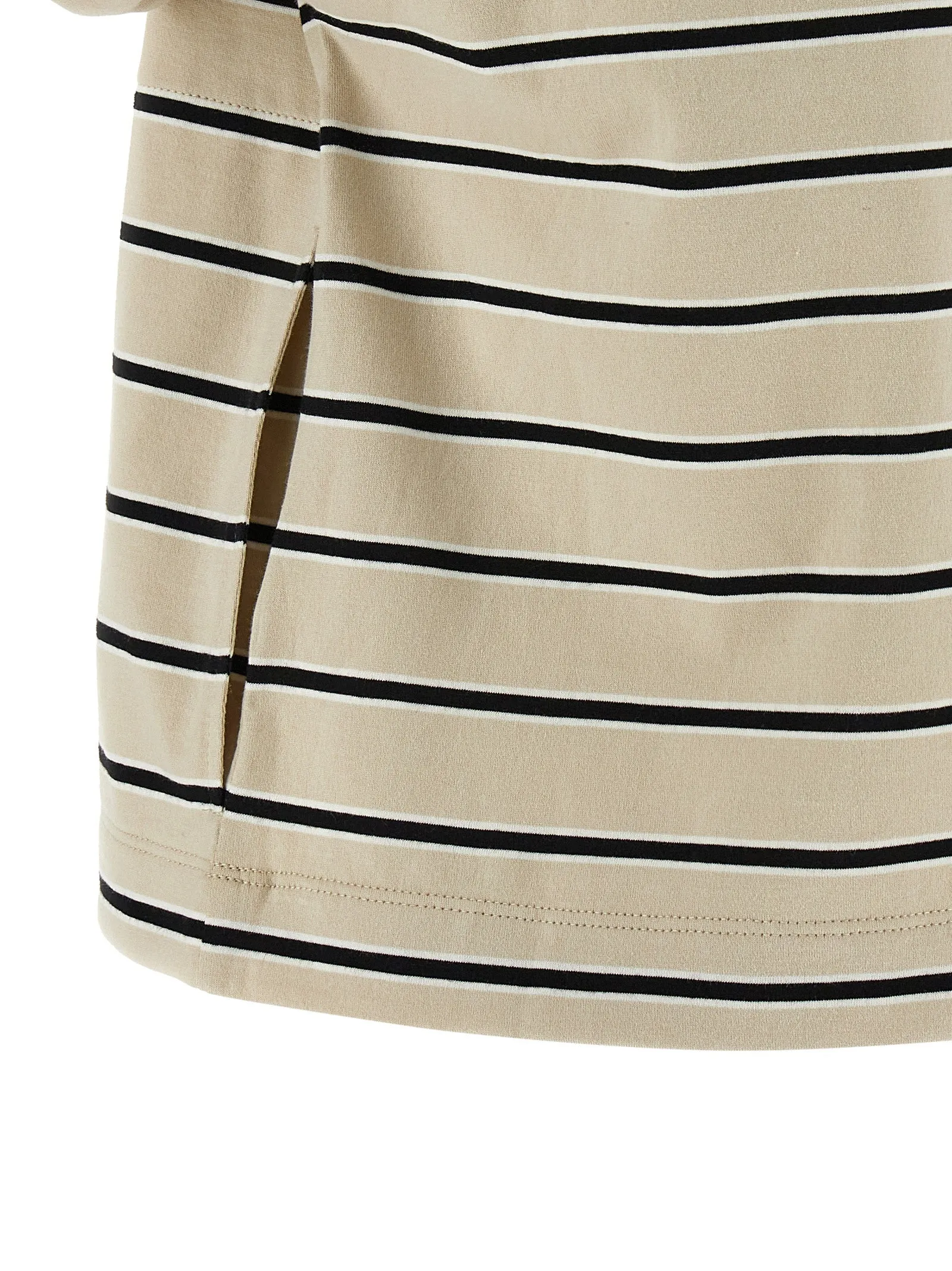 Shiny Trims T-Shirt Beige sold by Wanan Luxury product image thumbnail 4