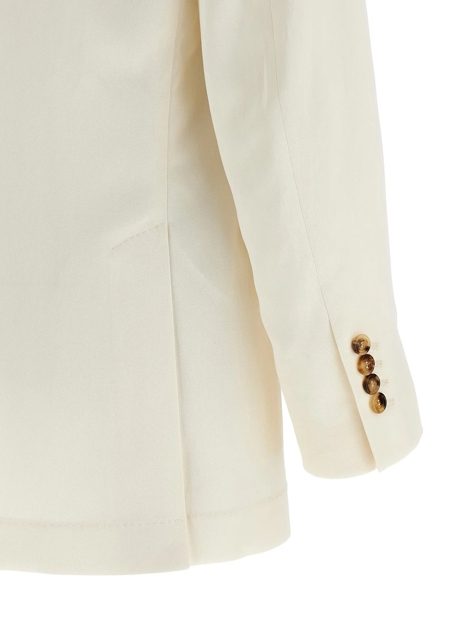 Linen Silk Blazer White sold by Wanan Luxury product image thumbnail 4