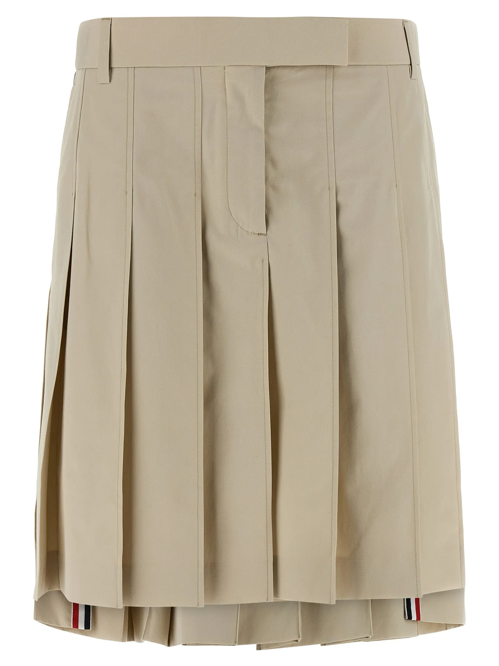 Pleated Skirt Skirts Beige sold by Wanan Luxury