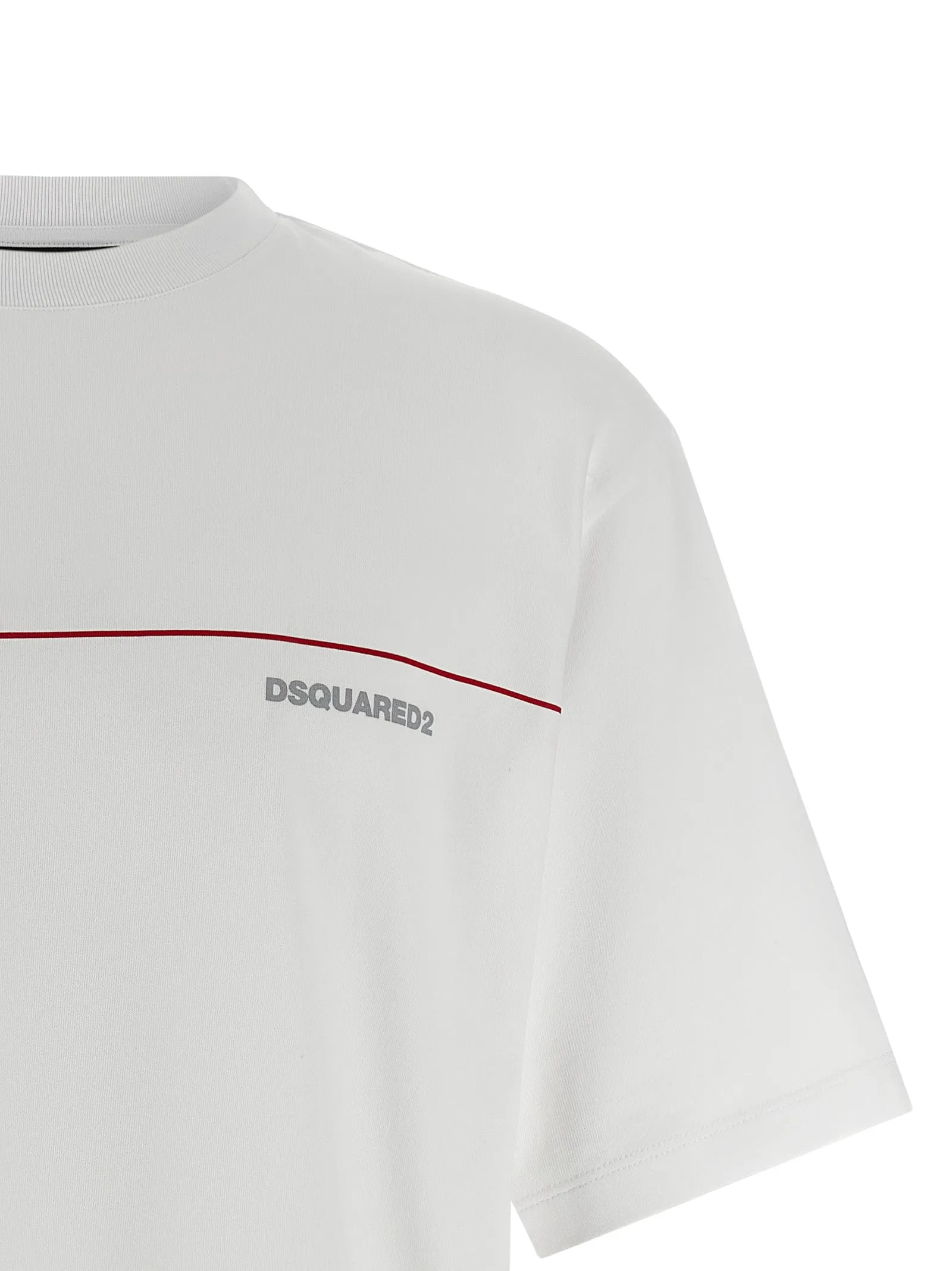 Printed T-Shirt White sold by Wanan Luxury product image thumbnail 3