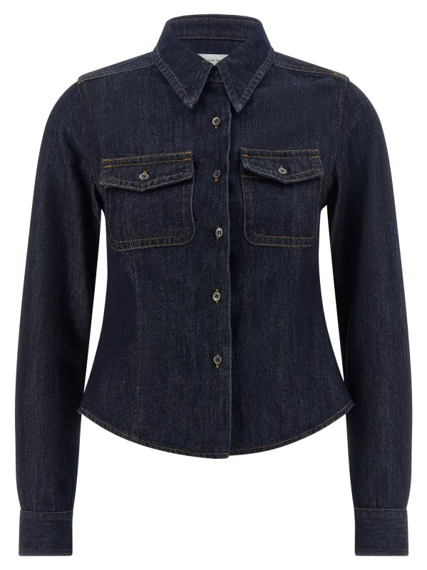 Cellie Den Shirt And Blouse Blue sold by Wanan Luxury