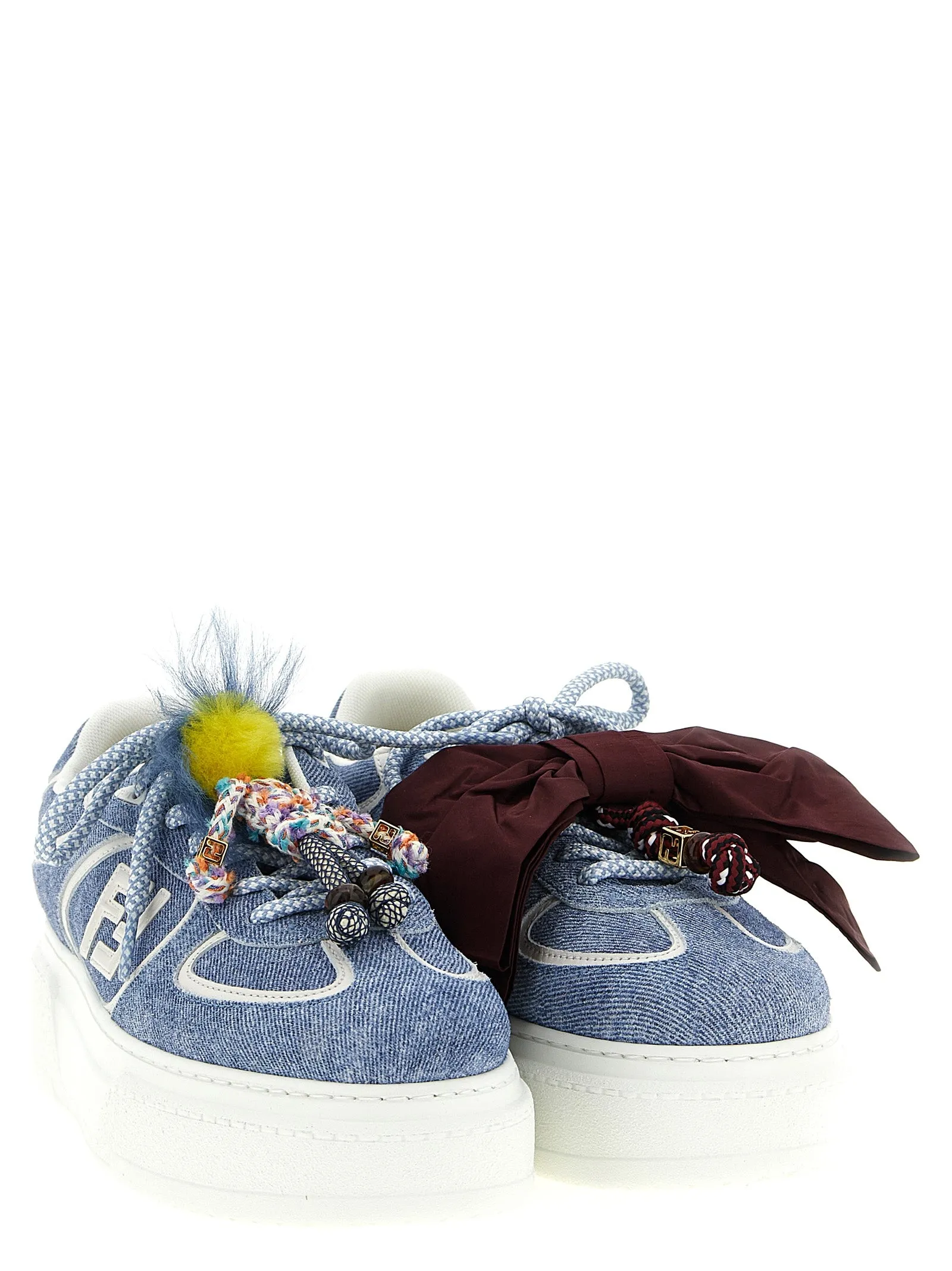 Fendi Match Sneakers Light Blue sold by Wanan Luxury product image thumbnail 3