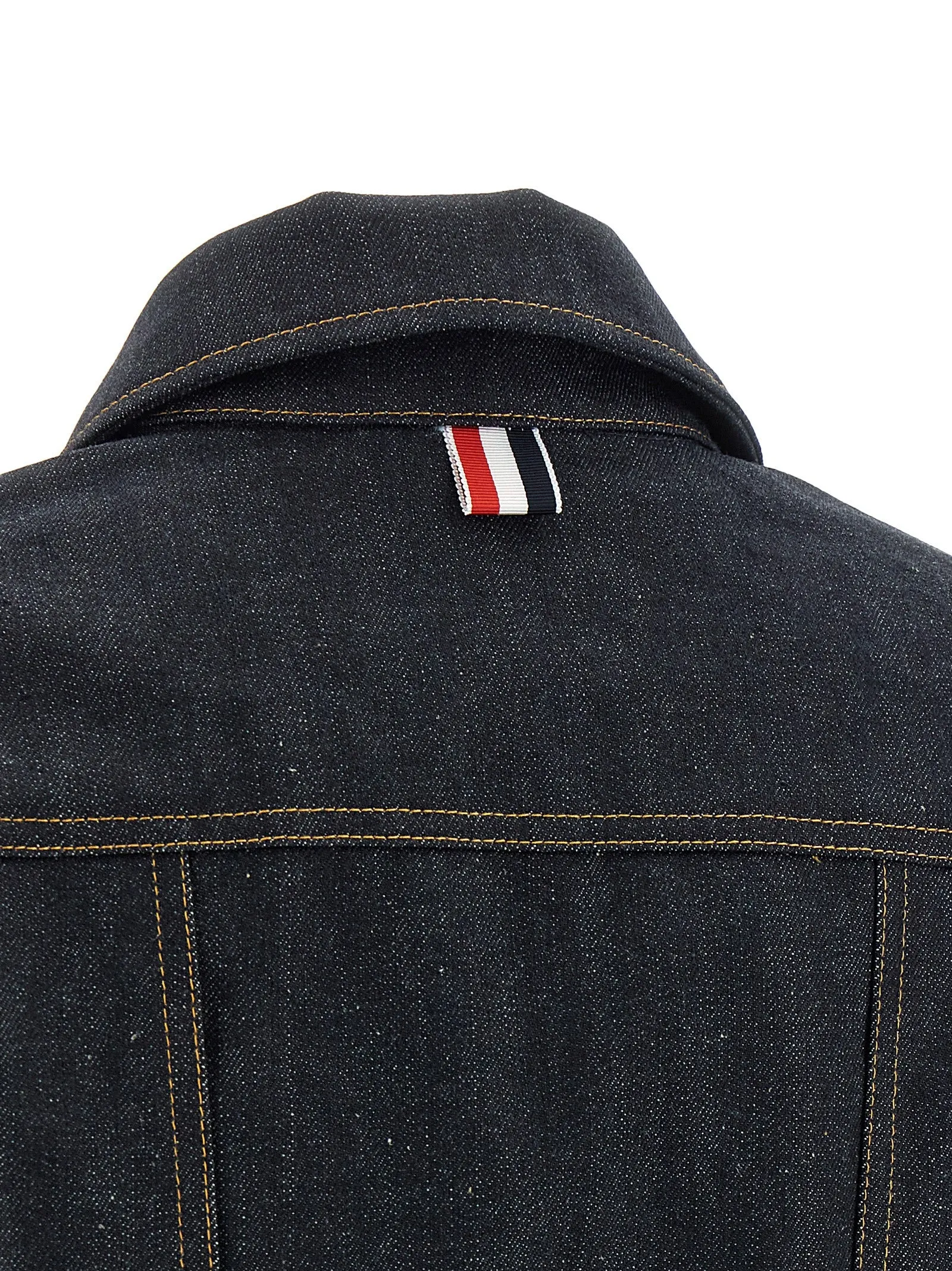 Japanese Selvedge Denim Jacket Puffer Jackets Blue sold by Wanan Luxury product image thumbnail 5