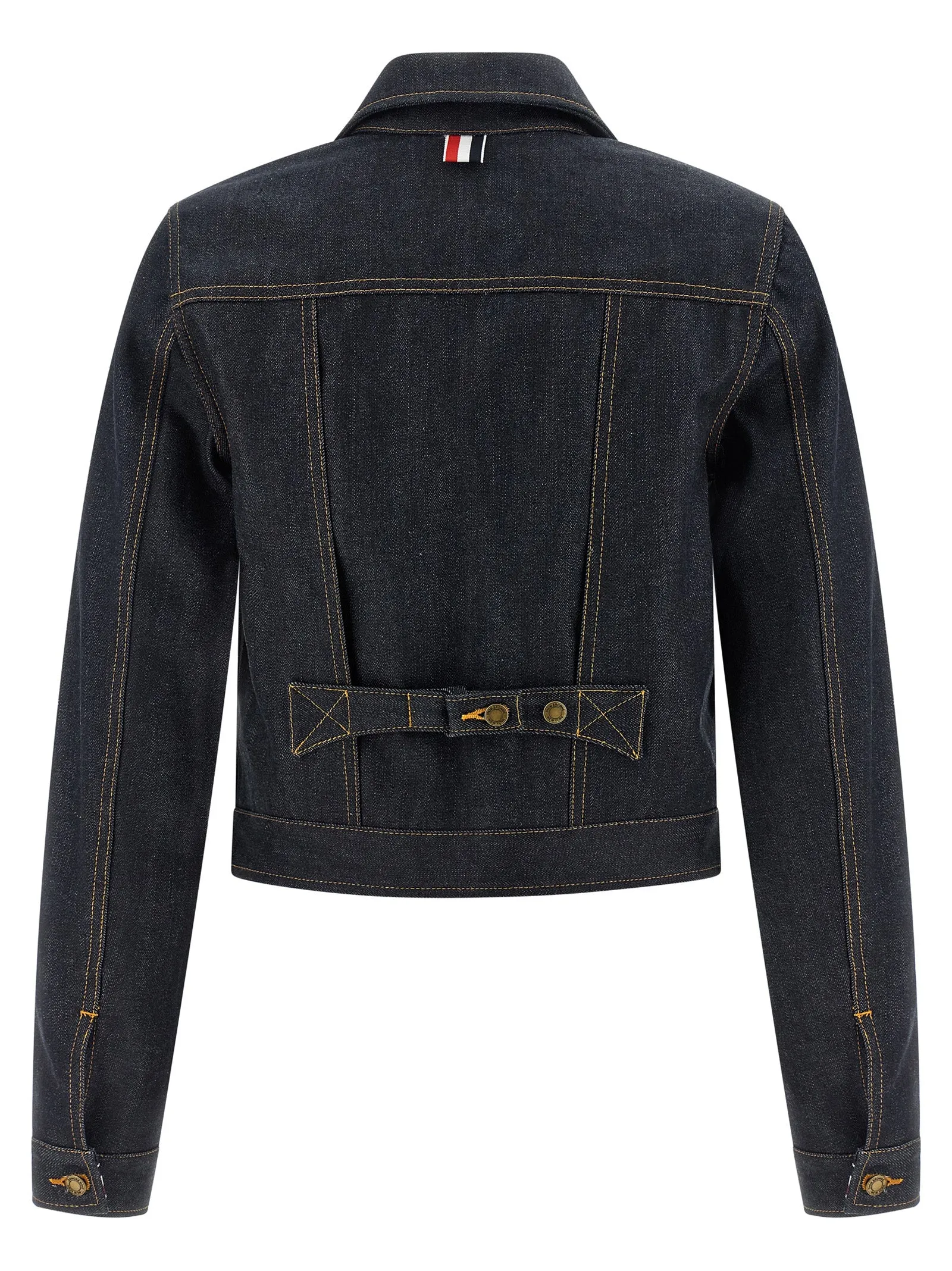 Japanese Selvedge Denim Jacket Puffer Jackets Blue sold by Wanan Luxury product image thumbnail 2
