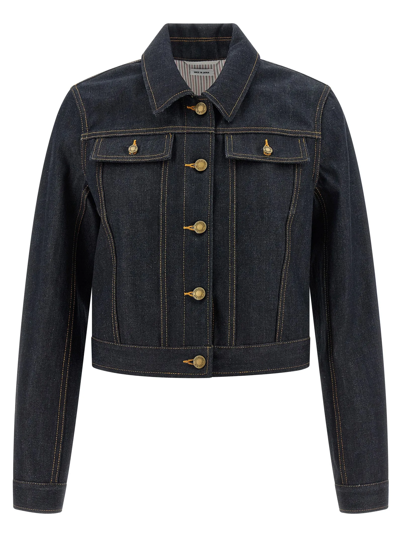 Japanese Selvedge Denim Jacket Puffer Jackets Blue sold by Wanan Luxury