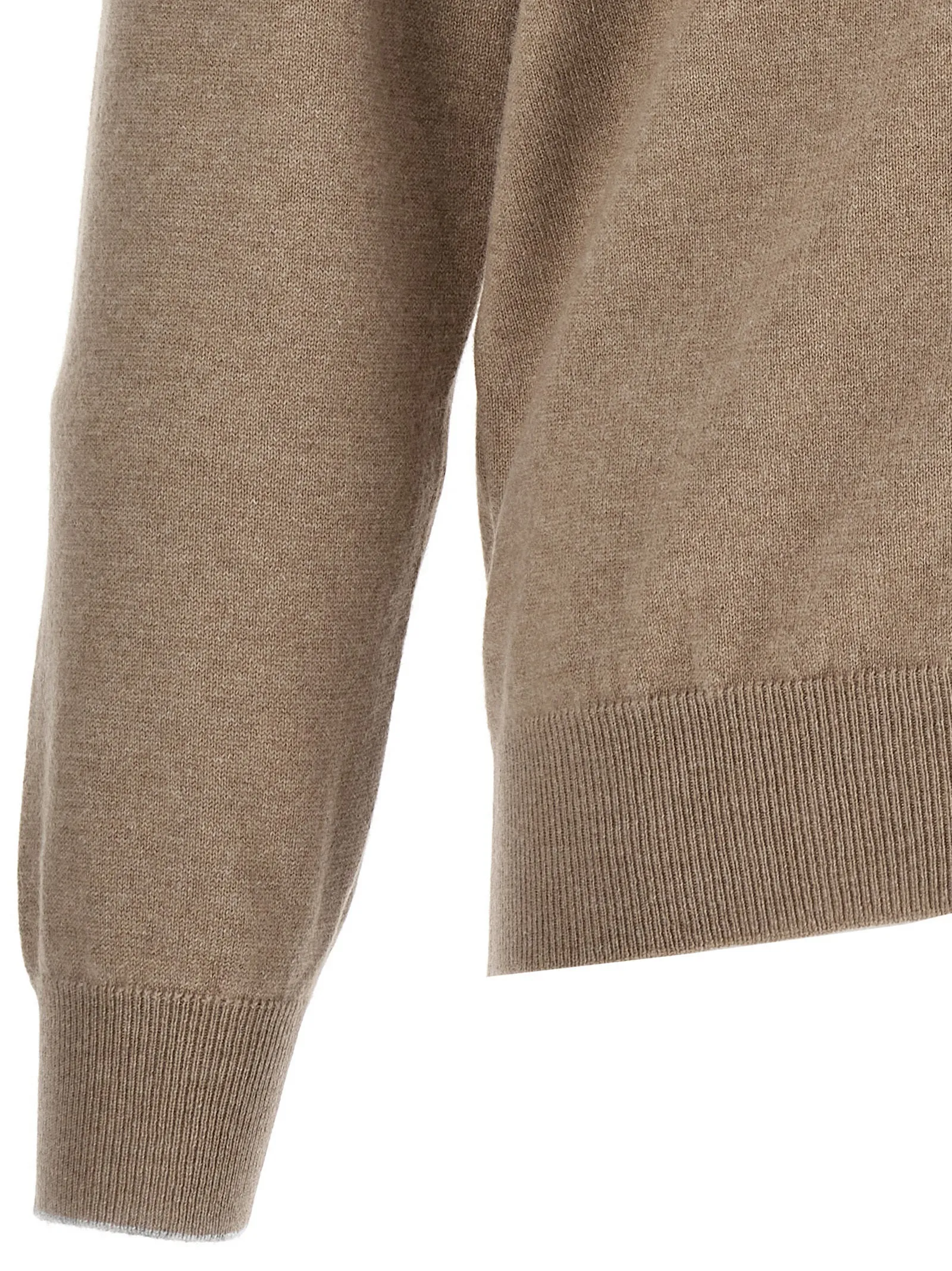 Zip Cardigan Sweaters And Cardigans Beige sold by Wanan Luxury product image thumbnail 4