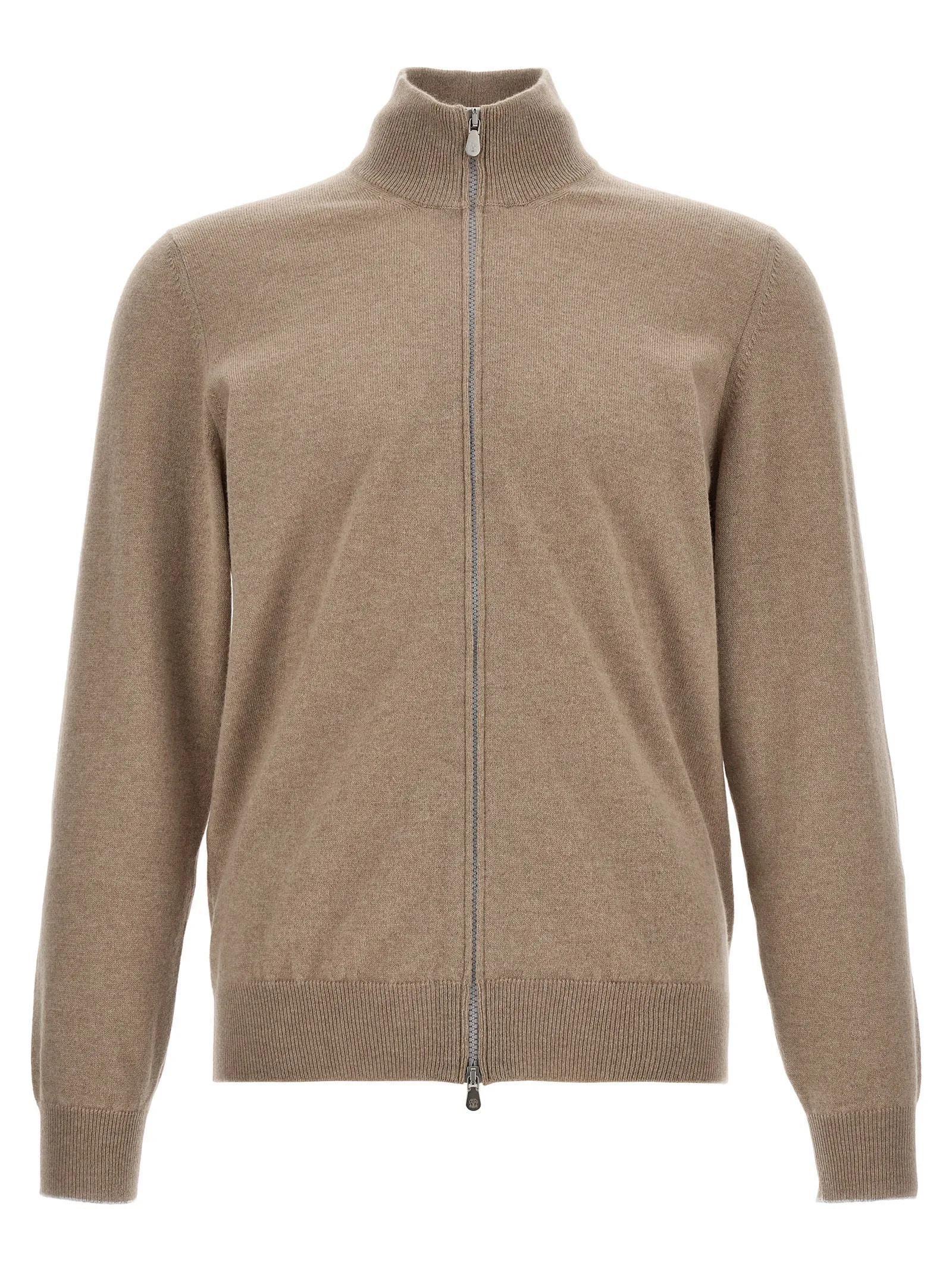 Zip Cardigan Sweaters And Cardigans Beige sold by Wanan Luxury