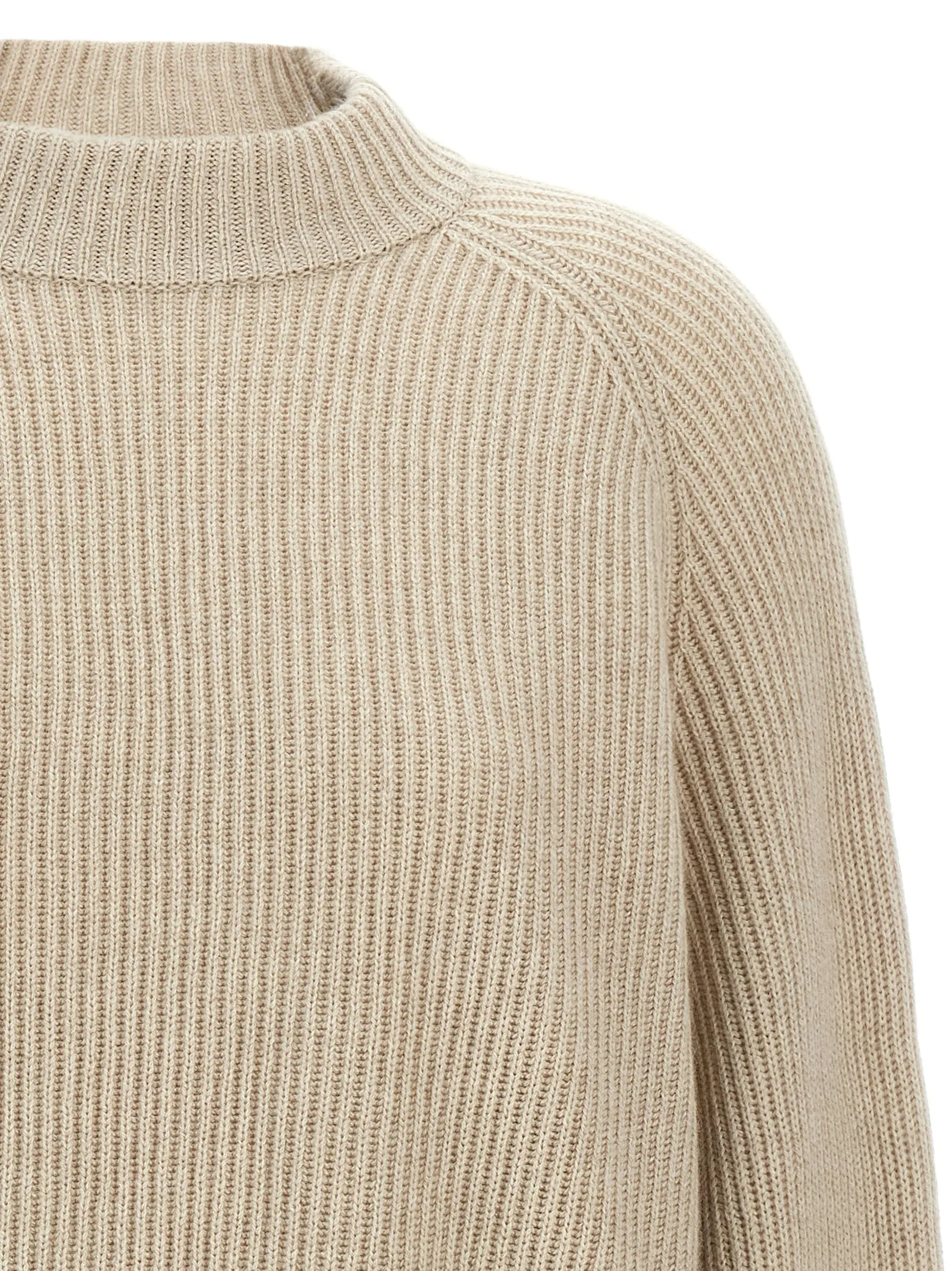 Monile Cuffs Sweater Sweaters And Cardigans Beige sold by Wanan Luxury product image thumbnail 3