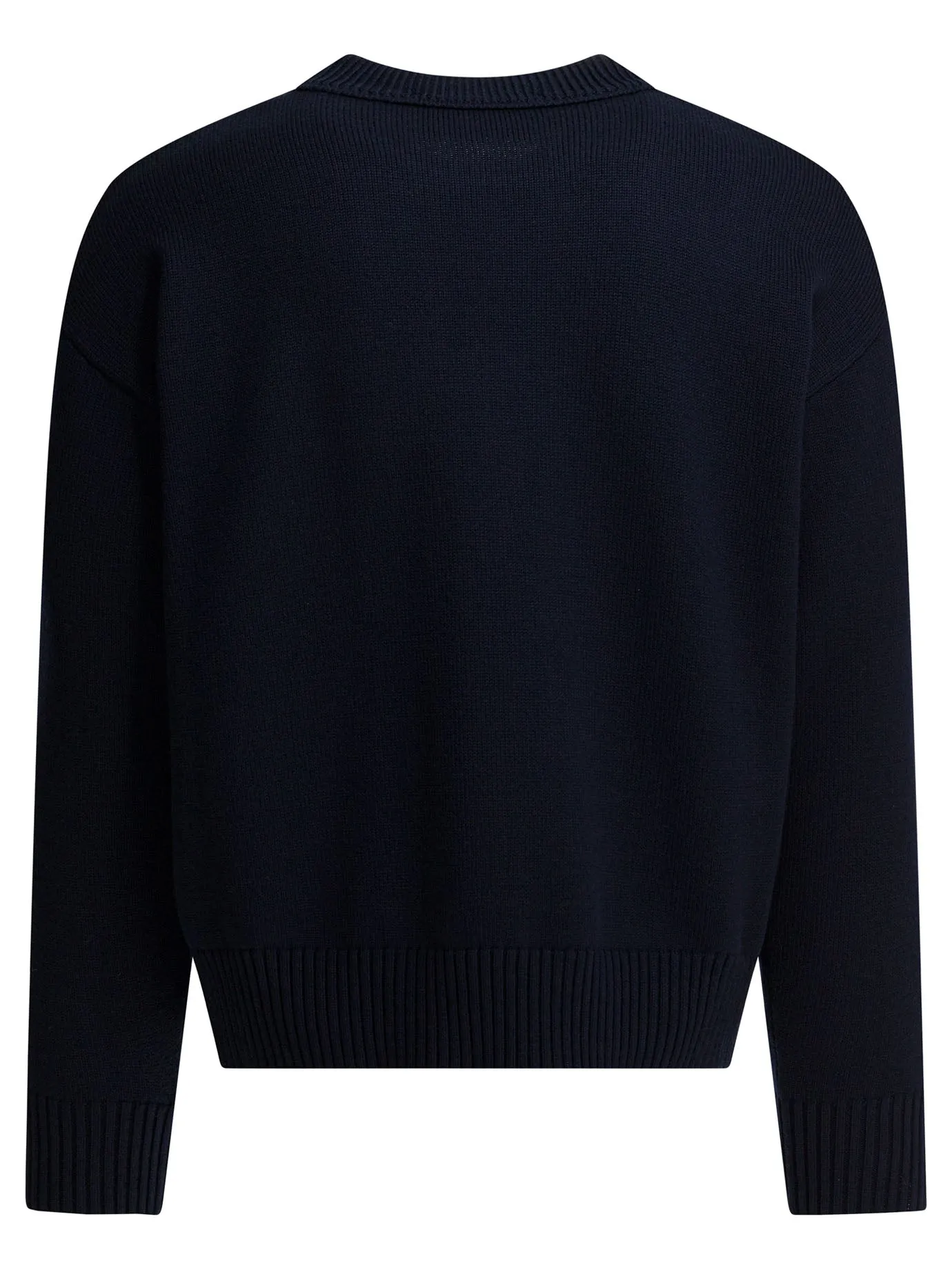 Wool-Blend Crew-Neck Sweater Knitwear Blue sold by Wanan Luxury product image thumbnail 2