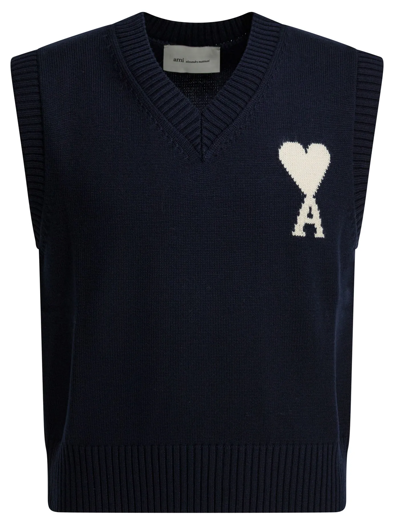 Logo Vest Knitwear Blue sold by Wanan Luxury