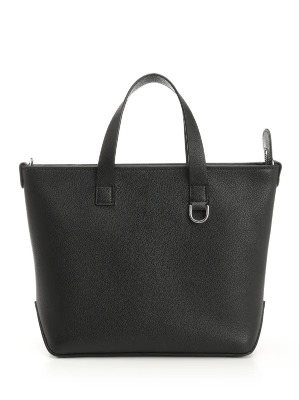 Leather Shopping Bag Handbags Black sold by Wanan Luxury