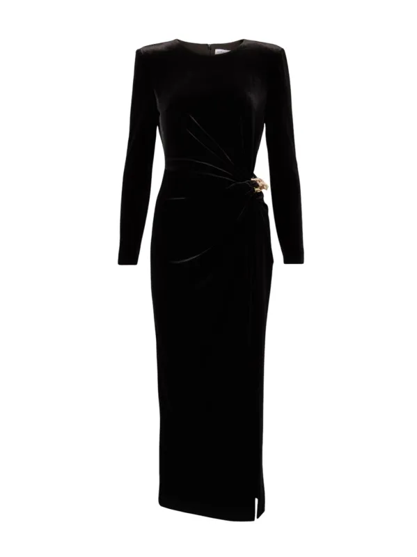 Velvet Midi Dress sold by Wanan Luxury