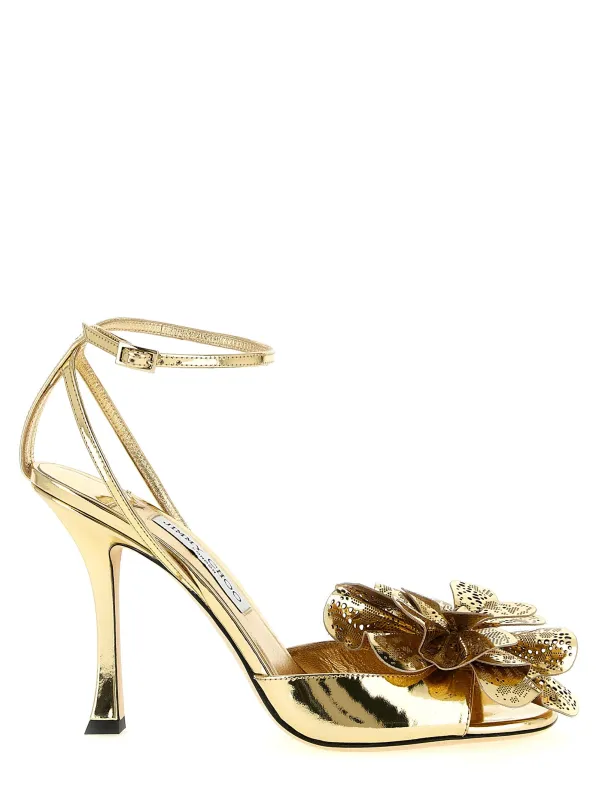 Mimmi Sandals Gold sold by Wanan Luxury