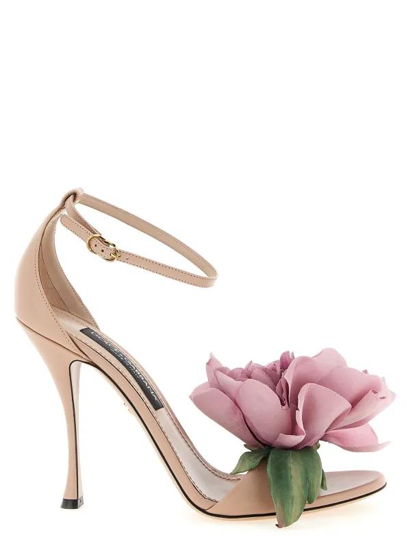 Bouquet Sandals Pink made by Dolce & Gabanna