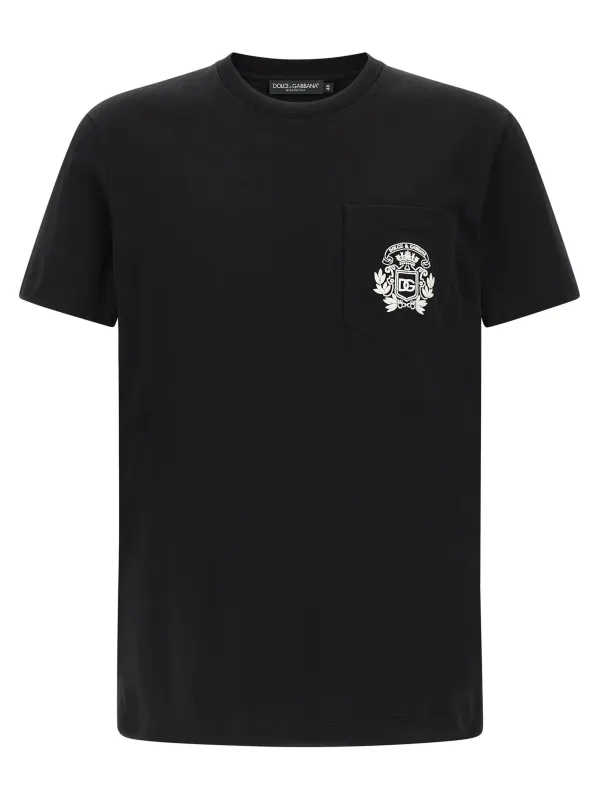 Dg T-Shirt Black made by Dolce & Gabanna