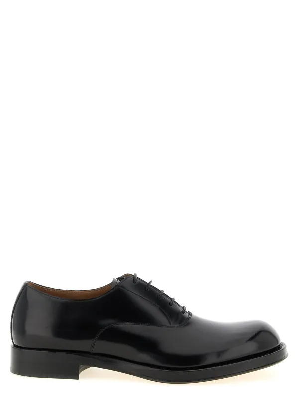 Derby Lace-Up Shoes Lace Up Shoes Black sold by Wanan Luxury