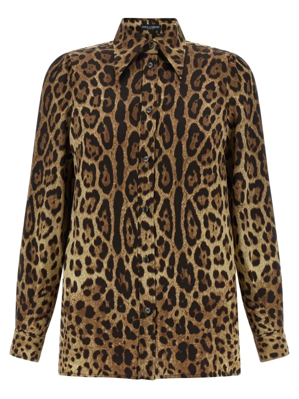Leopardo Shirt And Blouse Brown sold by Wanan Luxury