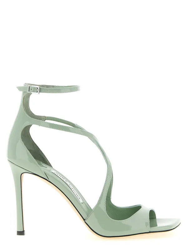 Azia Sandals Green made by Jimmy Choo