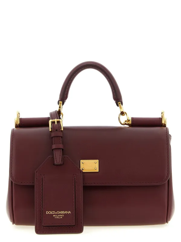 My Sicily Hand Bags Bordeaux sold by Wanan Luxury