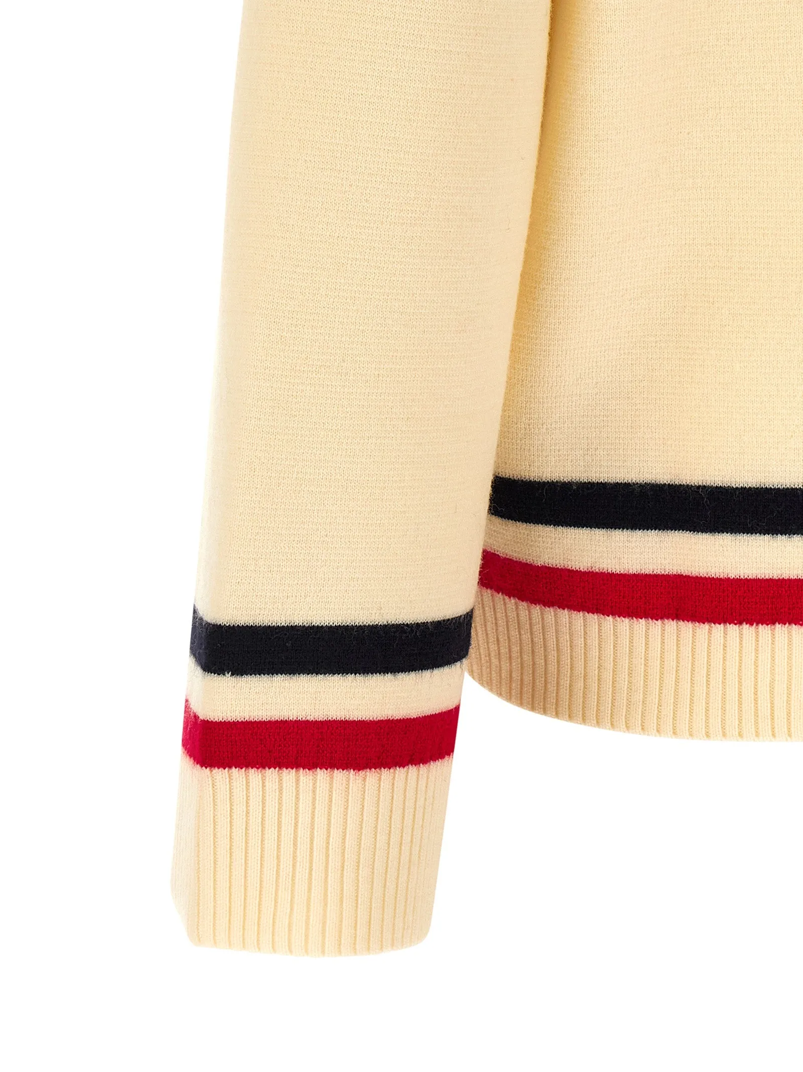 Logo Embroidery Sweater Sweaters And Cardigans Beige sold by Wanan Luxury product image thumbnail 4