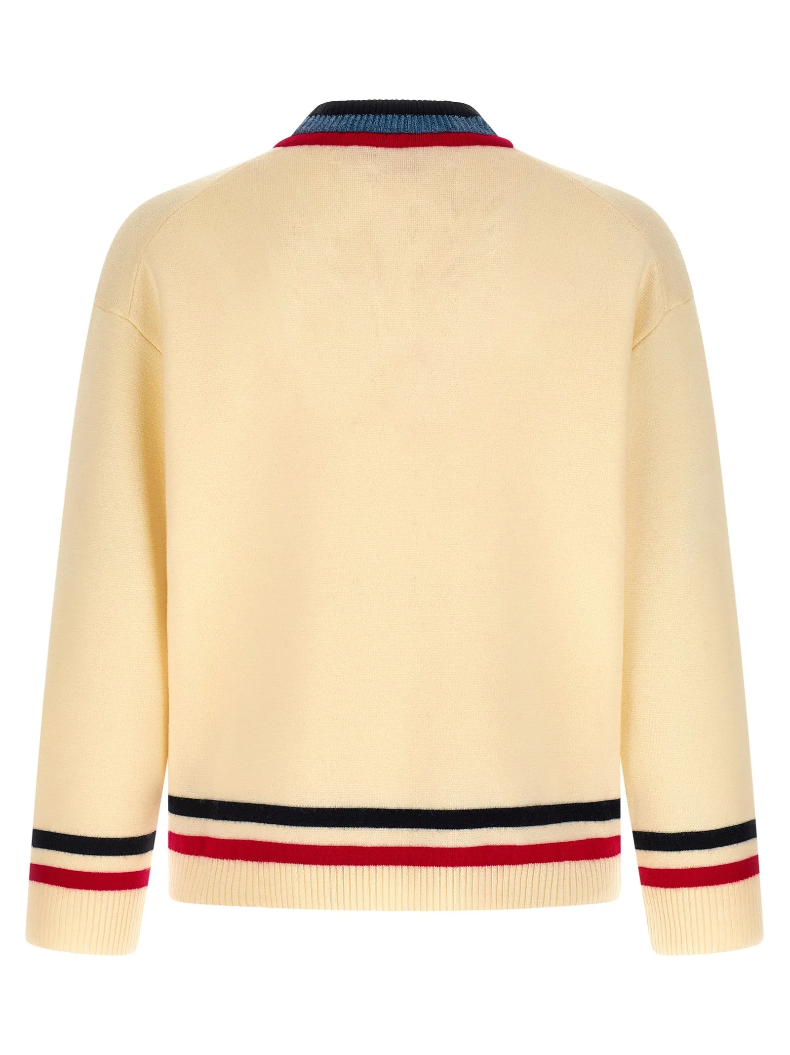 Logo Embroidery Sweater Sweaters And Cardigans Beige sold by Wanan Luxury product image thumbnail 2