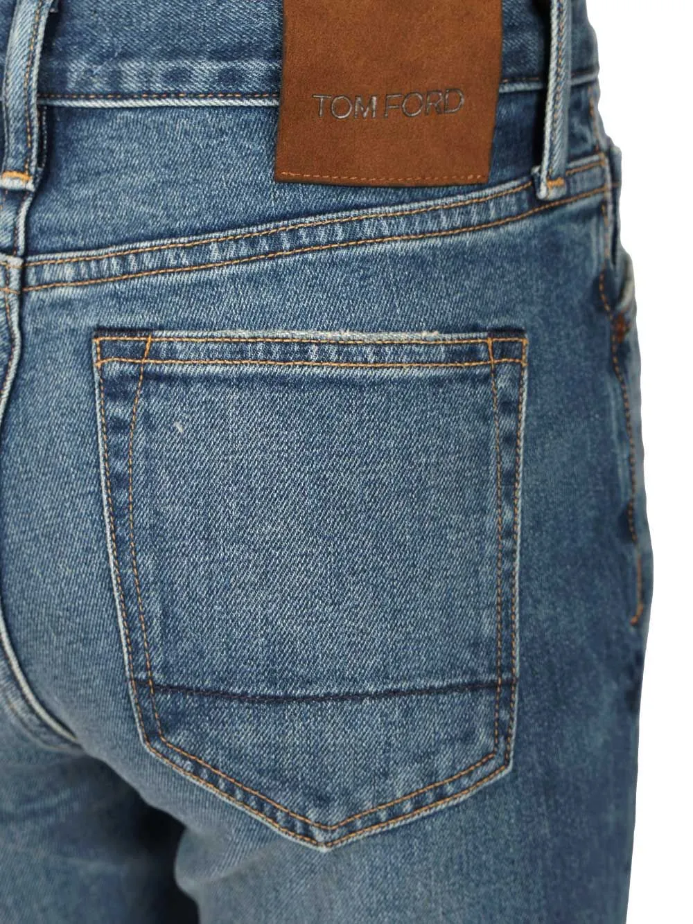 Stonewashed Japanese Cotton Jeans Light Blue sold by Wanan Luxury product image thumbnail 4