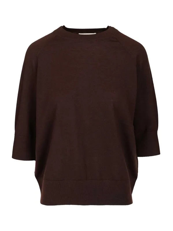 Tuan 2700 Sweater Knitwear Brown made by Dries Van Noten