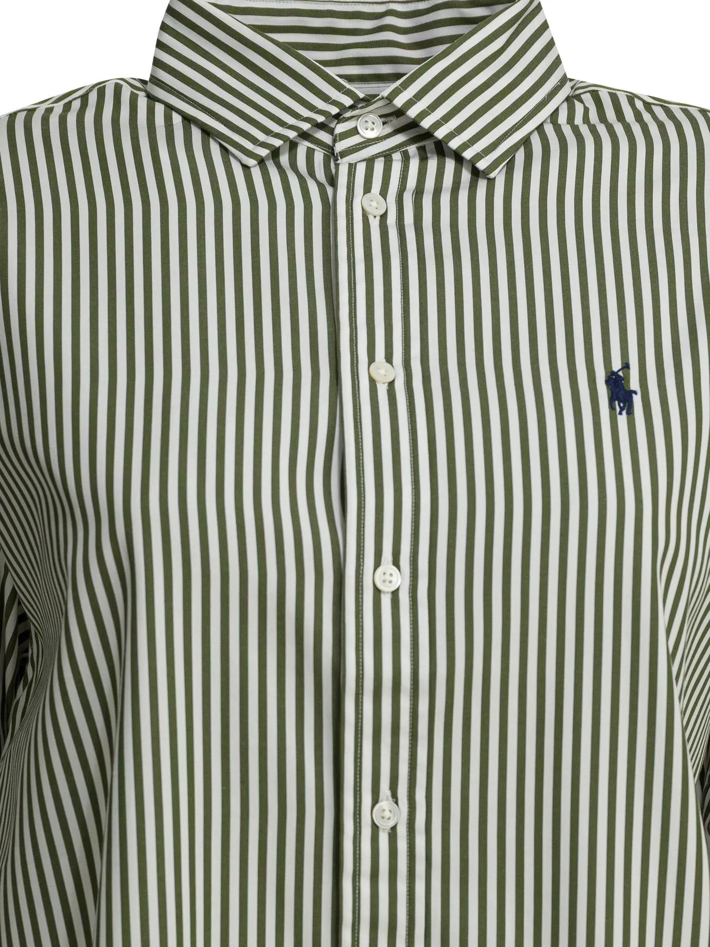 Classic Fit Casual Shirt With Logo Shirts Green sold by Wanan Luxury product image thumbnail 3