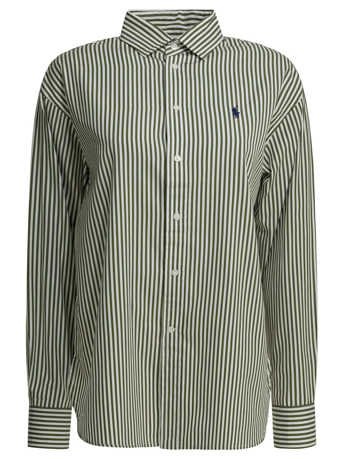 Classic Fit Casual Shirt With Logo Shirts Green sold by Wanan Luxury