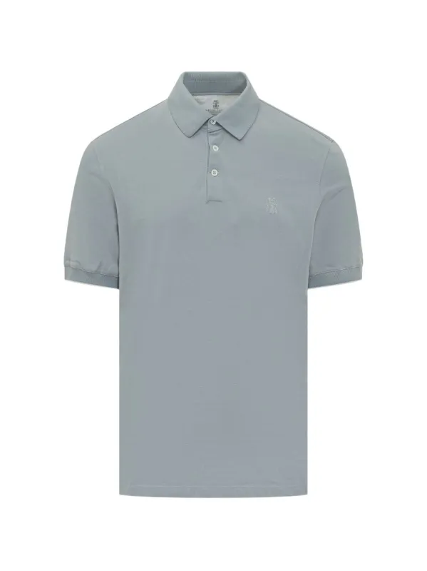 Logo Cotton Polo Shirt sold by Wanan Luxury