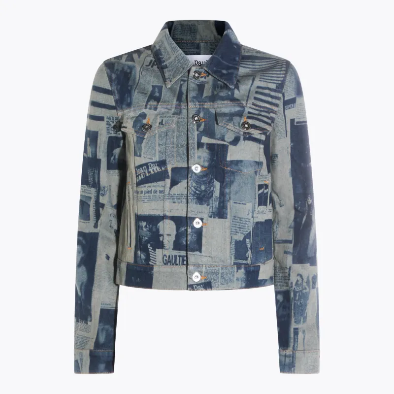 Jackets Indigo/Beige made by Jean Paul Gaultier