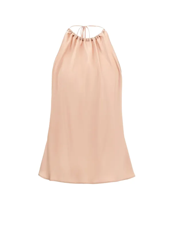 Carota Satin Top sold by Wanan Luxury