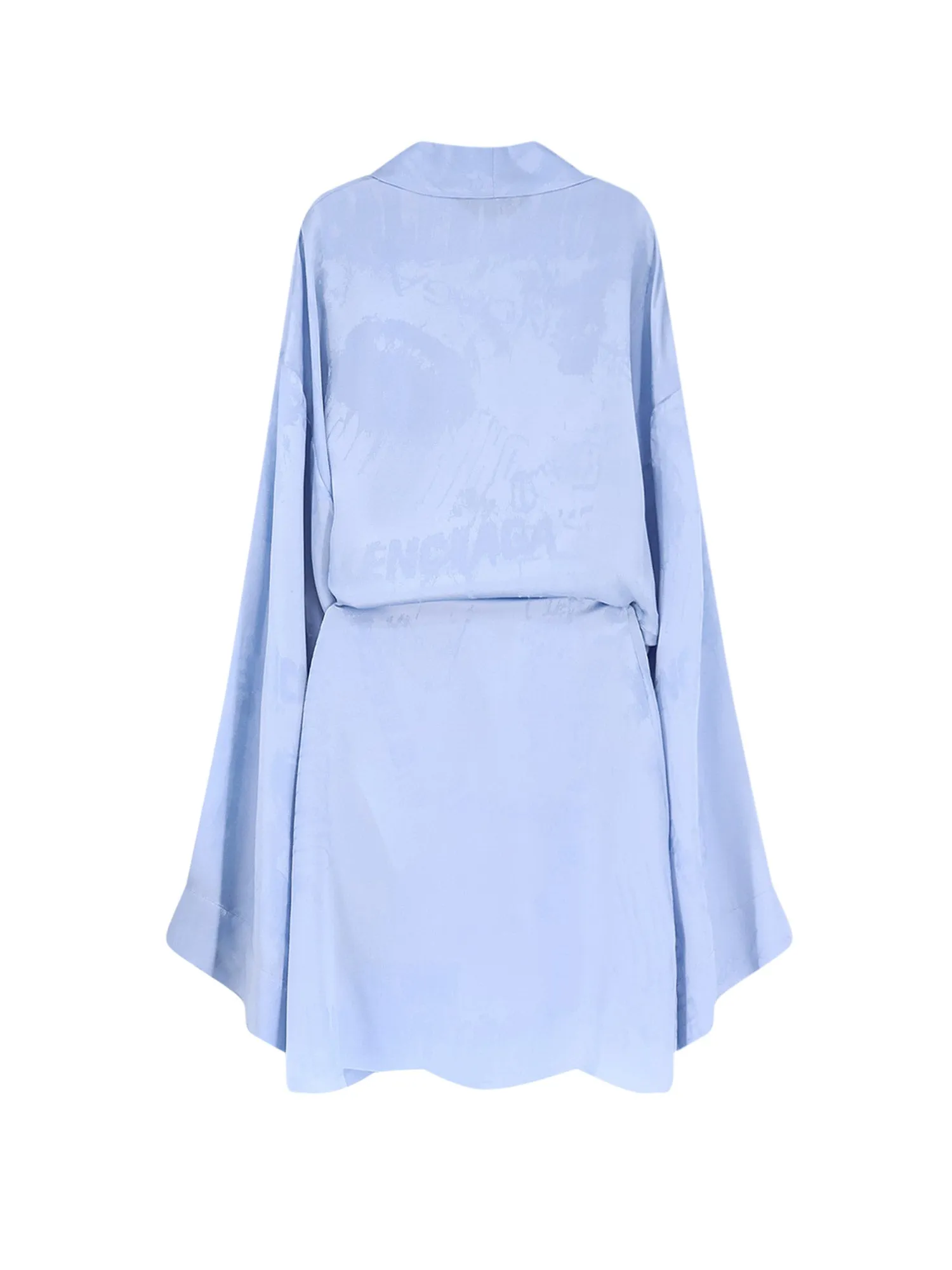 Wrap Silk Mini Dress sold by Wanan Luxury product image thumbnail 2