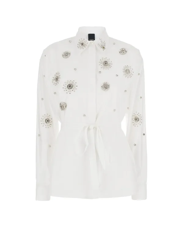 Carley Cotton Popeline Shirt made by Pinko