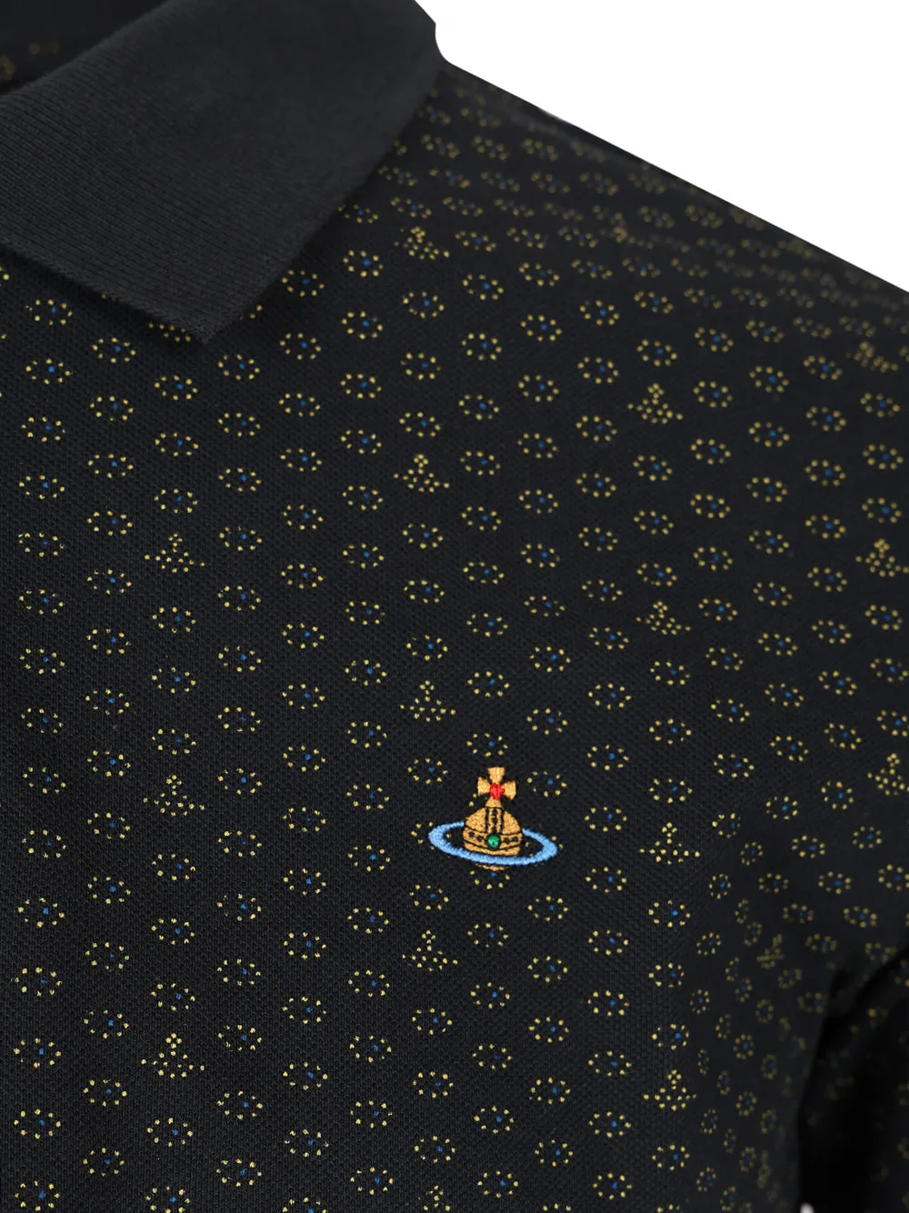 Polka Dot Polo Polo Shirt Grey sold by Wanan Luxury product image thumbnail 3
