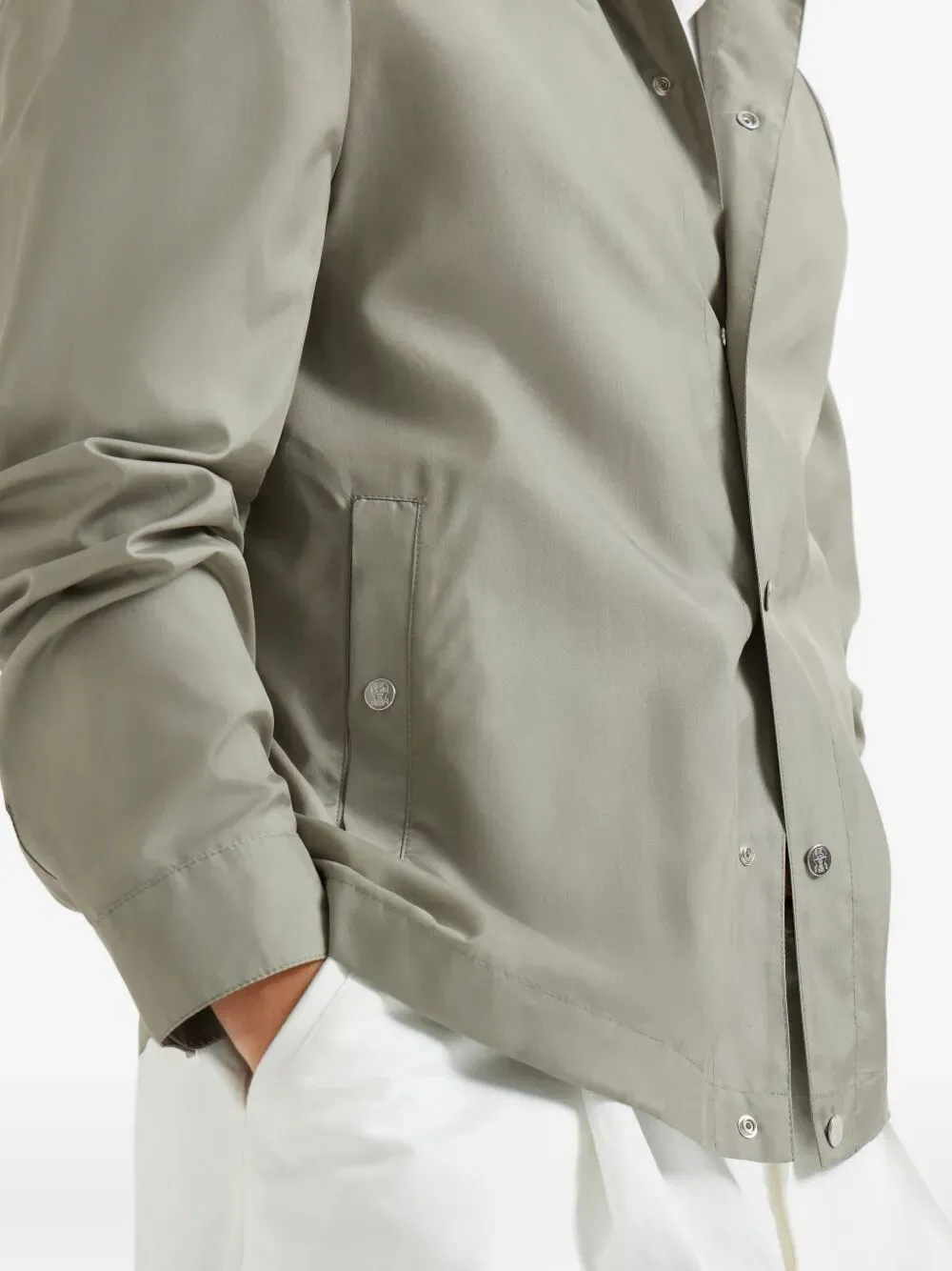 Bonded Silk Unlined Outerwear Jacket sold by Wanan Luxury product image thumbnail 5